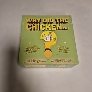 Play Again Games Why Did The Chicken Riddle Game Unisex OS Green Excellent 2004